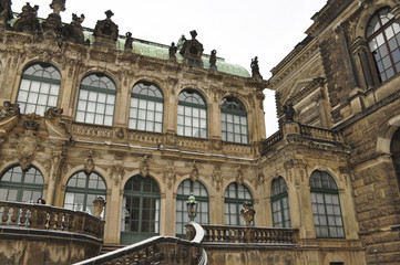Fototapeta na wymiar Zwinger Palace in Dresden