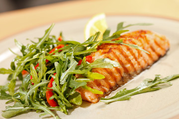 grilled salmon