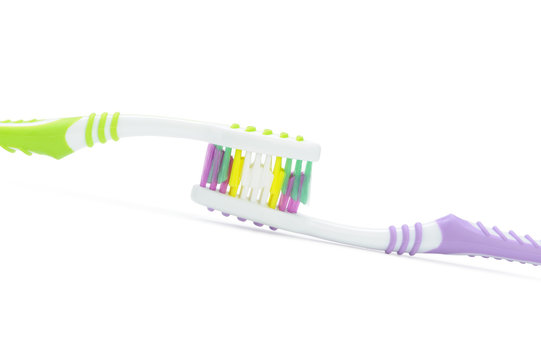 Two color toothbrushes