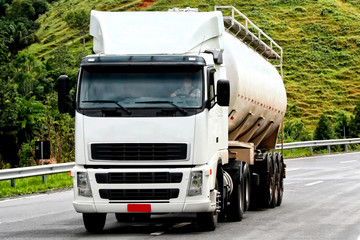 Truck transporting