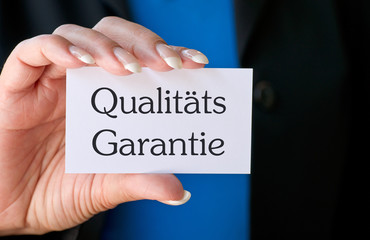 Qualitäts Garantie