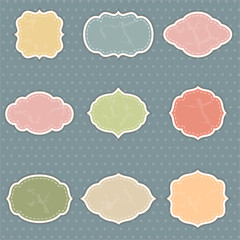 Set of vintage frames