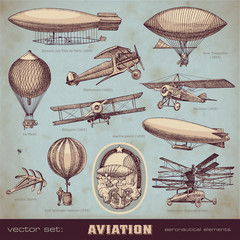vector set: aviation