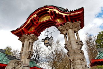 Zoologischer Garten Berlin. Porte d'entrée.