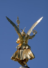 Fototapeta na wymiar Statue of Berlin Victory Column (Germany)