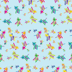 Seamless Lion Background Pattern