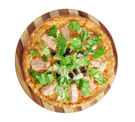 Pizza Atlantic salmon