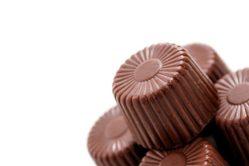 Rounded Chocolates from bottom corner