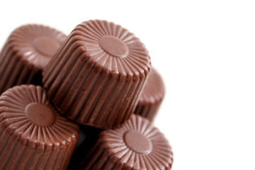 Rounded Chocolates from bottom corner