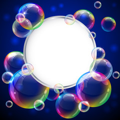 Bubbles frame