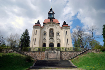 Fototapeta na wymiar Jugendstilkirche Moritzburg