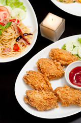 fire chicken with rice