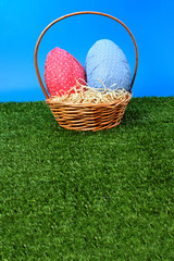 Easter eggs hunt - more grass