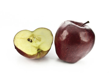 red apple