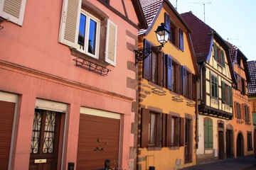 Fototapeta na wymiar maisons de Riquewihr