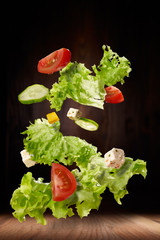 Fliegender Salat