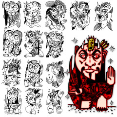 character action diva style design costume