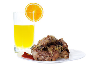 meat and juce