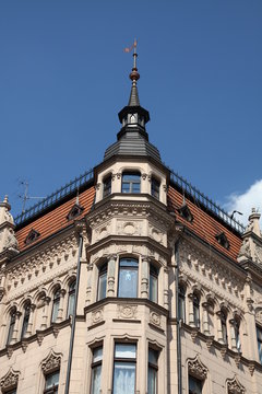 Fototapeta Tenement in Lodz