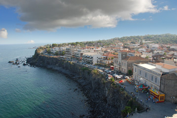Acicastello's view from the castle (Catania-Sicily)