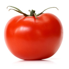 tomato over white background