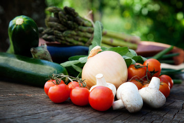 Fresh garden produce