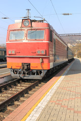 Obraz premium Electric train