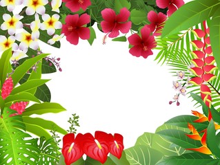 Tropical plant background