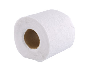 Tissue on white background