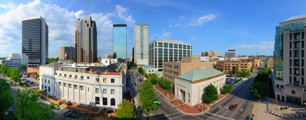 Tuinposter Downtown Birmingham, Alabama Panorama © SeanPavonePhoto