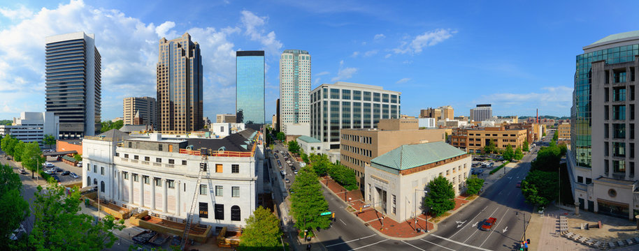 Downtown Birmingham, Alabama Panorama