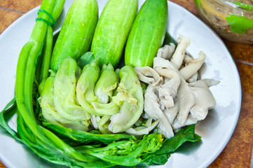 Boiled vegetable