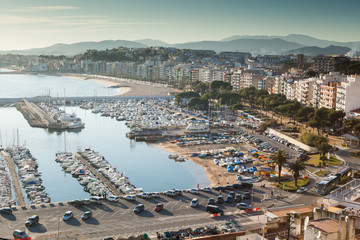 Obraz premium Blanes sunset