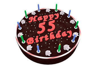 Happy Birthday Schokoladenkuchen 55