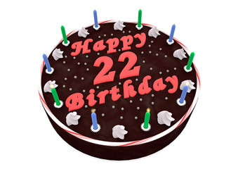 Happy Birthday Schokoladenkuchen 22