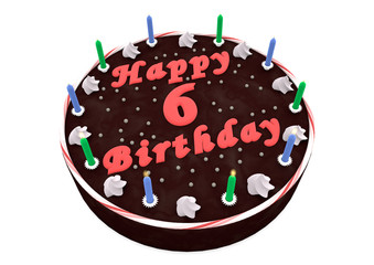 Happy Birthday Schokoladenkuchen 6