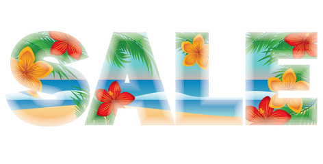 Summer sale design , vector illustration
