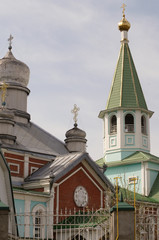Fototapeta na wymiar Orthodox churches in Russia
