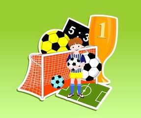 football (soccer) theme