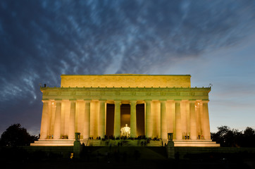 Lincoln Memorial at night - Washington DC United States