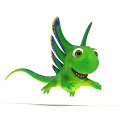 Jumping lizard