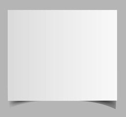 abstract blank sheet Paper page vector