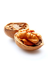 Walnut isolated on white background