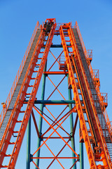 Fototapeta na wymiar Roller Coaster Track