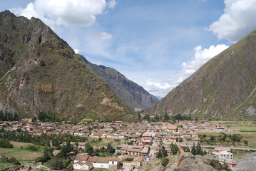 Ollantaytambo . Valle sagrado de los incas. Perú