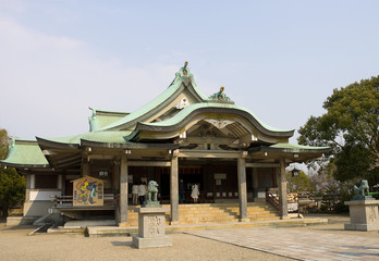 Obraz premium Hokoku Jinja shrine, Osaka, Japan