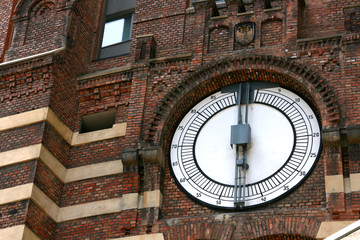 Obraz premium Füllstandsanzeige Gasometer
