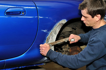 Car body repair.