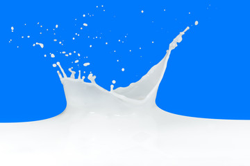 Obraz na płótnie Canvas milk splash