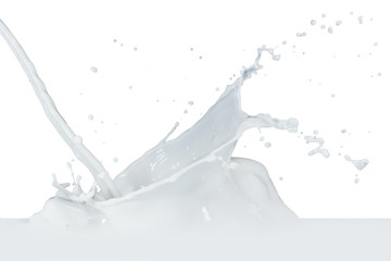 Obraz premium milk splash